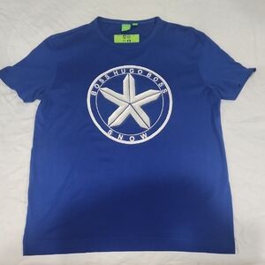 Boss Blue Nautical Short Sleeve Tee